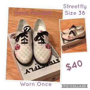 Streetfly Gem hand painted shoe